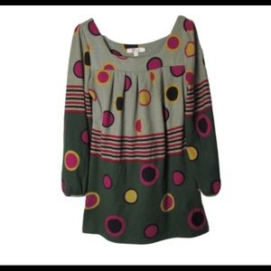 Aryeh Retro Print Tie-back Top